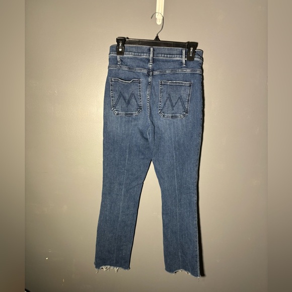 Mother The Hustler High Waist Ankle Flare Jeans Size 28 - Picture 3 of 6